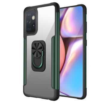 Противоударный чехол R-JUST with Ring Holder на Samsung Galaxy A72 - зеленый