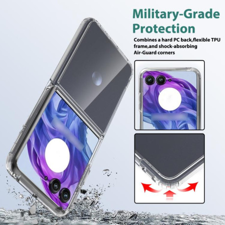 Акриловый противоударный чехол HMC для Motorola Razr 60 Ultra - прозрачный