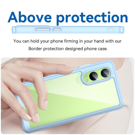 Протиударний чохол Colorful Acrylic Series для OnePlus Nord CE4 Lite - синій