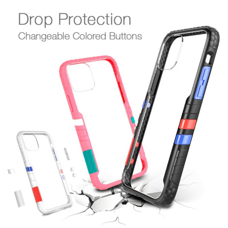 Противоударный чехол X-Fitted Chameleon для iPhone 12/iPhone 12 Pro-синий