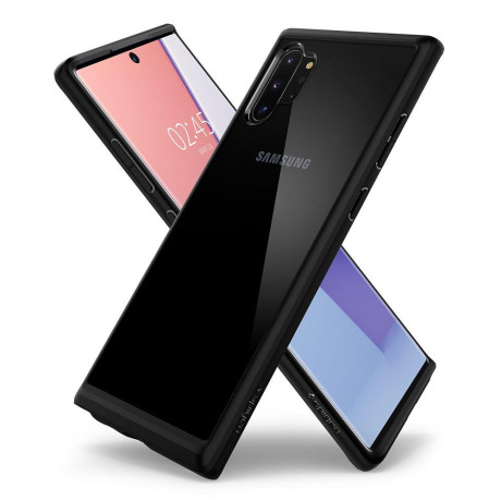 Оригинальный чехол Spigen Ultra Hybrid для Samsung Galaxy Note 10+ Plus Matte Black
