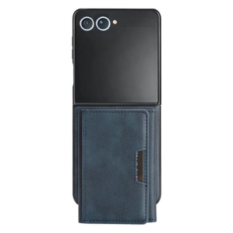 Чохол-книжка Kalebol Strong з MagSafe Tri-Fold з кишенькою для карт на Samsung Galaxy Filp 7 - синій