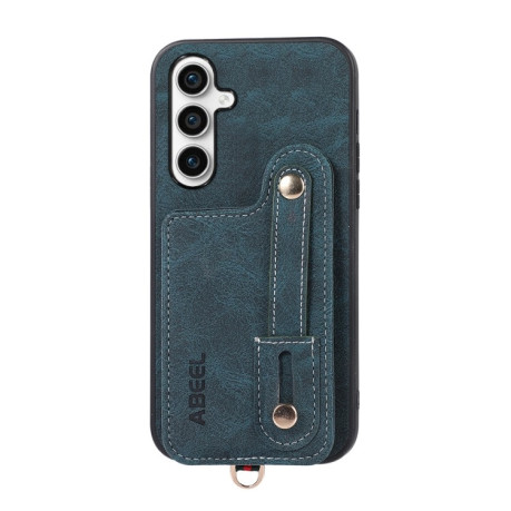Протиударний чохол ABEEL Litchi Texture Card Bag Samsung Galaxy S23 FE 5G - синій