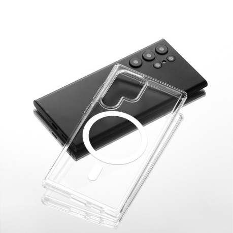 Противоударный чехол Magsafe для Samsung Galaxy S23+ 5G - прозрачный
