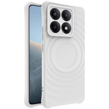 Ударозащитный чехол IMAK UC-6 Series Manbo Frosting Soft на Xiaomi 14T - белый