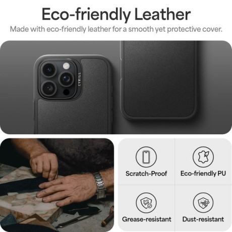 Оригінальний чохол Spigen Cyrill Kajuk (Magsafe) для iPhone 16 Pro - Black