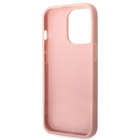 Оригінальний чохол Guess Glitter Script для iPhone 14 Pro Max - pink