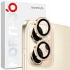 Защитное стекло на камеру NORTHJO Camera Lens Protector CD Metal Ring на OPPO Reno14 F 5G — золотистое