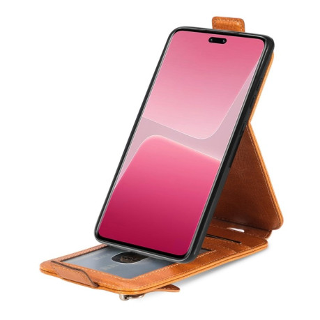 Фліп-чохол Zipper Wallet Vertical для Xiaomi 13 Lite 5G - коричневий