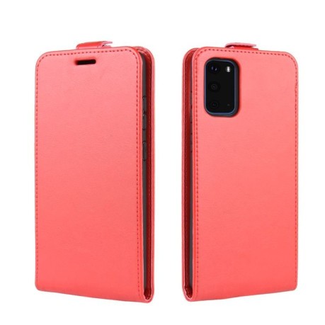 Флип- чехол Pattern Single Fold Edge на Samsung Galaxy S20-красный