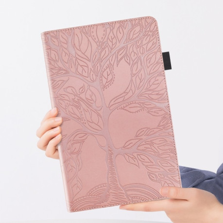 Чехол-книжка Life Tree Series для iPad 9.7 2018 / 2017 - розовое золото