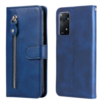 Чохол-книжка Fashion Calf Texture для Xiaomi Redmi Note 12 Pro 4G/11 Pro Global(4G/5G)/11E Pro - синій