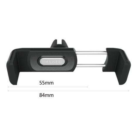 Универсальный Автомобильный Держатель на дефлектор Haweel Black 5.5-8.4 см