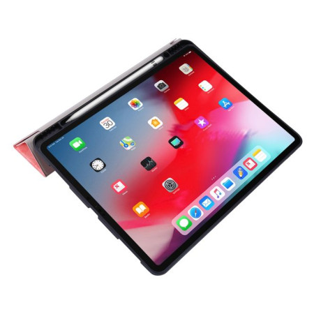 Чохол-книжка Silk Texture Horizontal Deformation Flip на iPad Pro 11 2020/Air 10.9 2020/Pro 11 2018-рожевий
