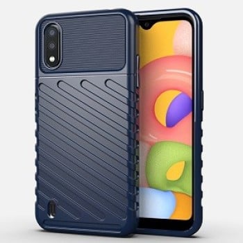 Ударозахисний чохол Thunderbolt на Samsung Galaxy A01-синій