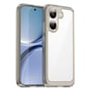 Противоударный чехол Colorful Acrylic Series с цветной силиконовой боковиной на Xiaomi Poco X8 Pro 5G — прозрачно-серый
