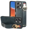 Протиударний чохол Wristband Leather Back для Xiaomi Redmi 12 4G - синій