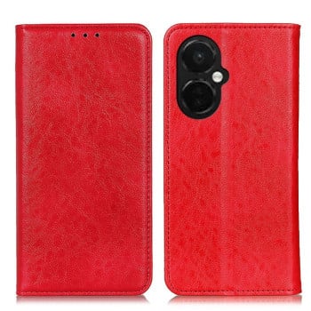 Кожаный чехол Retro Crazy Horse Texture для OnePlus Nord N30/CE 3 Lite - красный