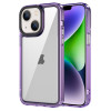 Противоударный чехол Acrylic для iPhone 15 - фиолетовый
