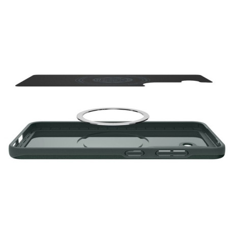 Оригинальный чехол Spigen Thin Fit Mag Case для Samsung Galaxy S25 - green
