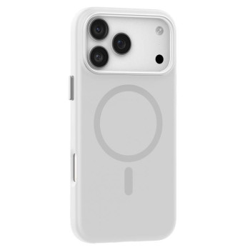 Силіконовий чохол Mutural Karen Series Liquid Silicone з MagSafe на iPhone 18 Pro Max — білий