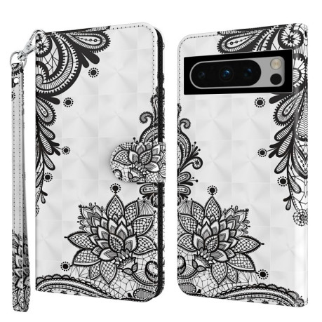 Чехол-книжка 3D Painting для Google Pixel 8 Pro - разноцветный