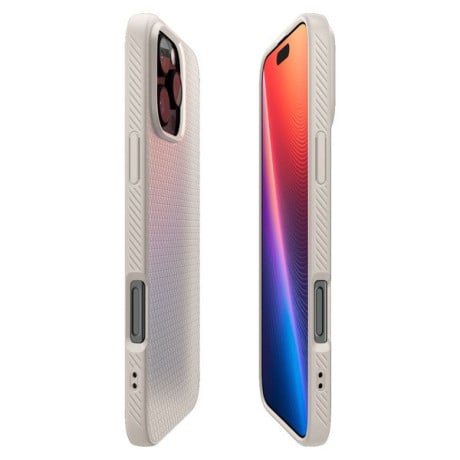 Оригинальный чехол Spigen Liquid Air для iPhone 16 Pro - titanium