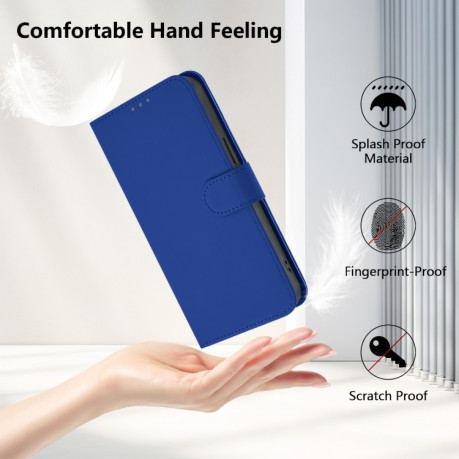 Чехол-книжка Skin Feel Solid Color Leather для Infinix Zero 30 4G - синий