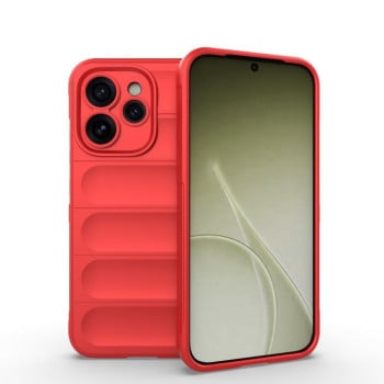 Силиконовый чехол Magic Flannel для OPPO Reno15 Pro 5G Global — красный