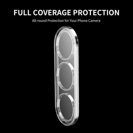 Комплект захисного скла на камеру ENKAY Hat-Prince 9H для Samsung Galaxy S25 5G - прозорий