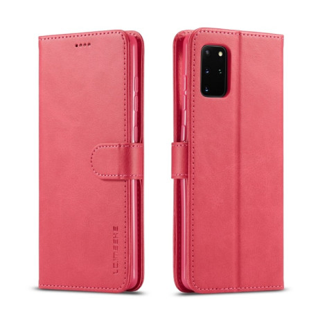 Чехол-книжка LC.IMEEKE Calf Texture на Samsung Galaxy A51 / M40S -красный