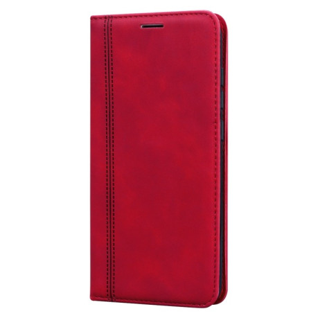 Чехол-книжка Frosted Business Magnetic на Xiaomi Redmi 10X / Note 9 - красный