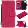 Чехол-книжка Totem Flower для  iPhone 14 Plus - красный