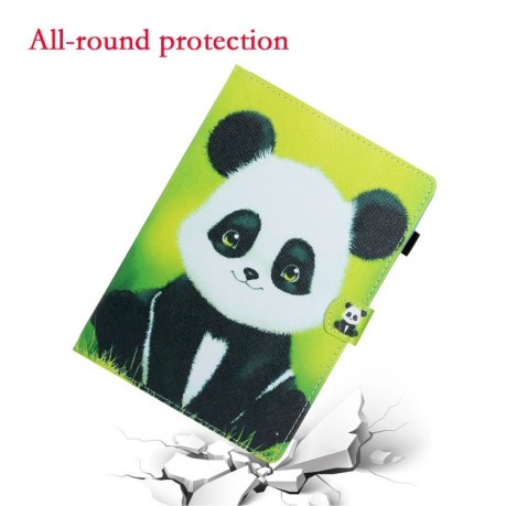 Чехол-книжка Coloured Drawing для iPad mini 6 - Panda