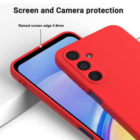 Силиконовый чехол Solid Color Liquid Silicone на Samsung Galaxy M16 / F16 - красный
