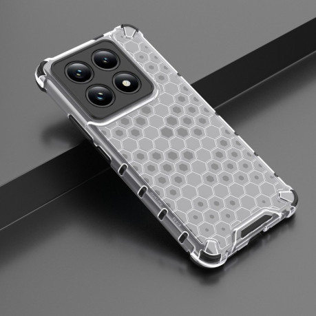 Противоударный чехол Honeycomb на Xiaomi 14T Pro 5G Global - белый