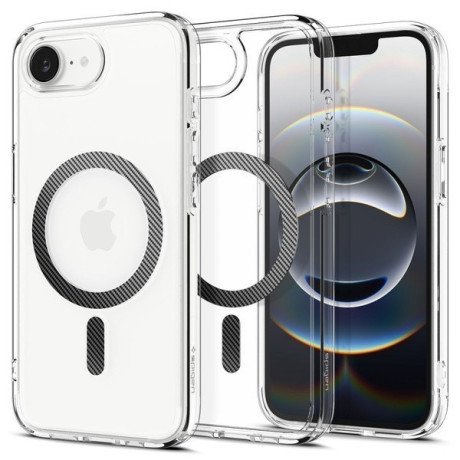 Оригінальний чохол Spigen Ultra Hybrid (Magsafe) на iPhone 16e - Carbon Fiber