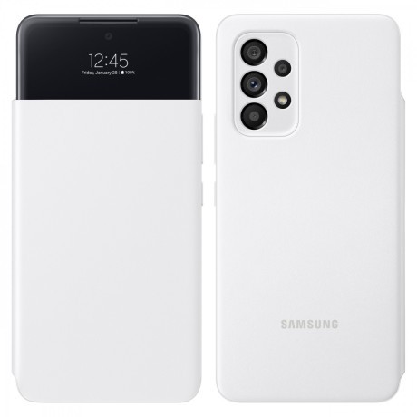 Оригинальный чехол-книжка Samsung S View Wallet для Samsung Galaxy A53 - белый