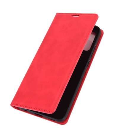 Чохол-книжка Retro-skin Business Magnetic Samsung Galaxy A02s - червоний