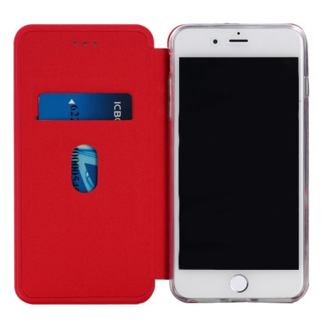 Чехол-книжка Ultra-thin Magnetic на iPhone SE 3/2 2022/2020/7/8 - розовое золото