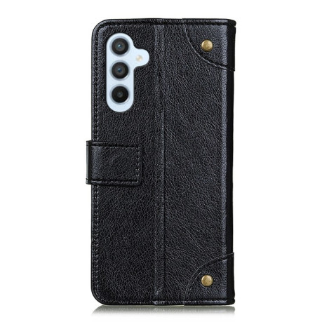 Чехол-книжка Copper Buckle Nappa для Samsung Galaxy S23 FE 5G - черный