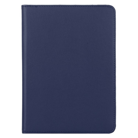 Чохол-книжка Litchi Texture Horizontal на iPad Pro 12.9 (2021/2020) - темно-синій