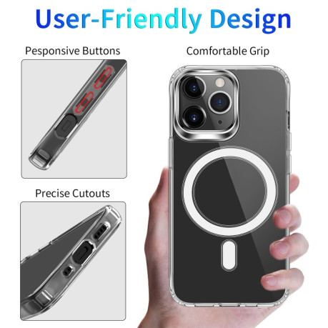 Протиударний чохол Ring Clear Crystal Magsafe для iPhone 13 Pro Max - прозорий