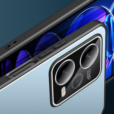 Противоударный чехол Lens Frosted для Xiaomi Redmi Note 12 Pro 5G/Poco X5 Pro - черный