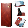 Чехол-книжка Simple Wax Crazy Horse для Samsung Galaxy A54 5G - коричневый