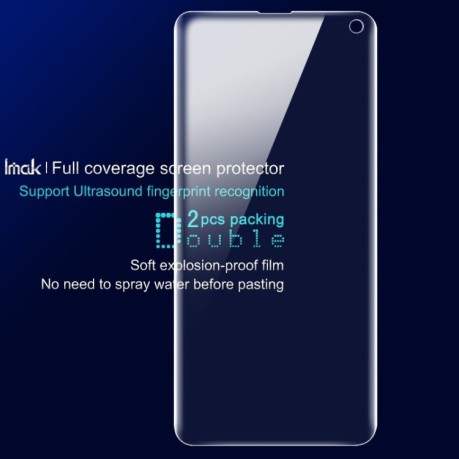 3D защитная пленка в комплект из 2 шт IMAK UT-1 Series на Samsung Galaxy S10