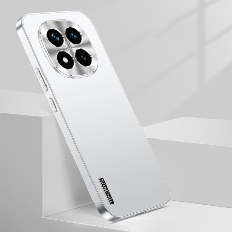 Протиударний чохол Streamer Series Micro Frosted Metal Paint PC для Xiaomi Redmi Note 14 Pro+ 5G - сріблястий