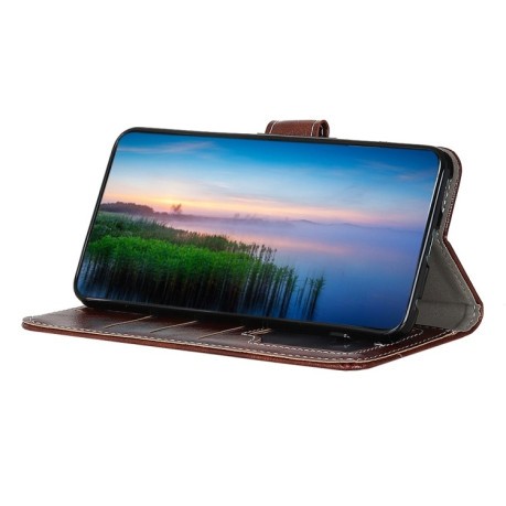 Чехол-книжка Magnetic Retro Crazy Horse Texture на Vivo S12 / V23 5G - коричневый