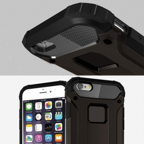 Противоударный Чехол Rugged Armor Black для iPhone 6/ 6S