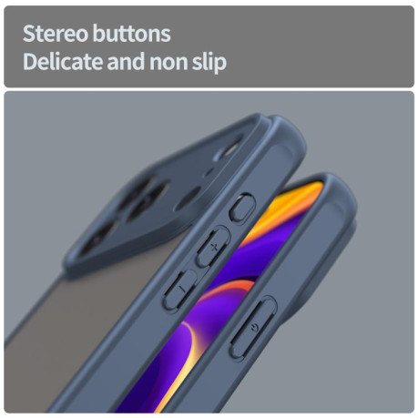 Чехол Fan Dun Series TPU Hybrid PC на iPhone 17 Pro Max - синий